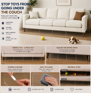 No More Lost Toys – Under Couch Pet Guard